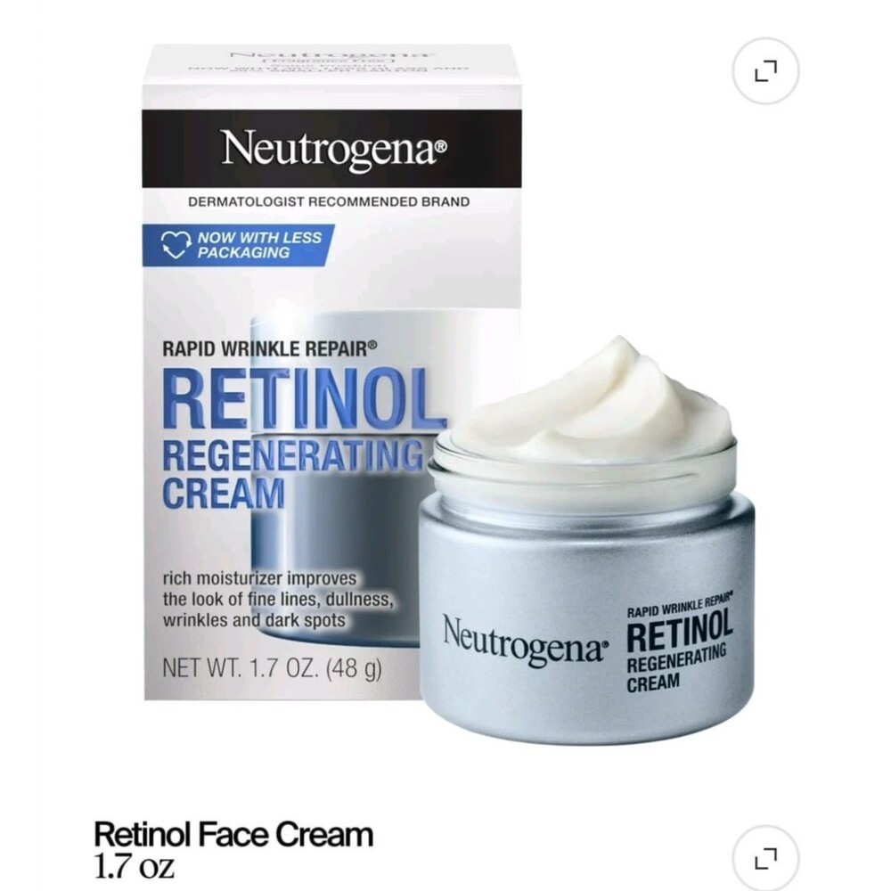 neutrogena rapid wrinkle repair retinol regenerating cream 1,7 oz new